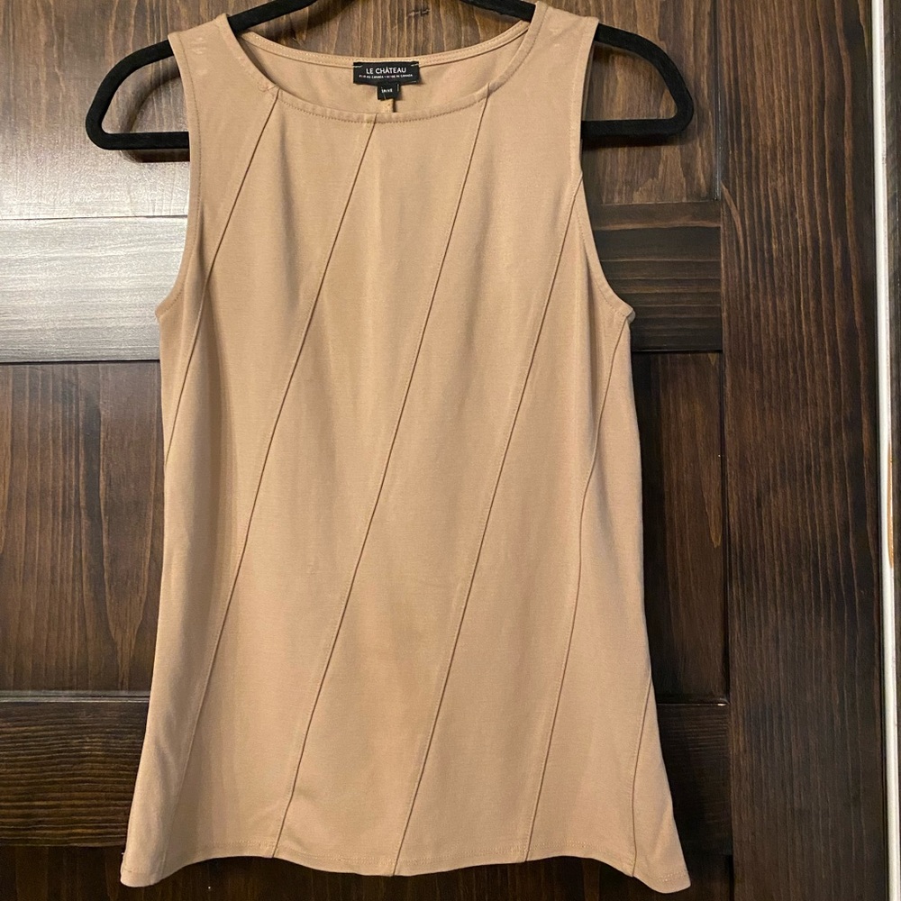 Le Chateau tan tank top